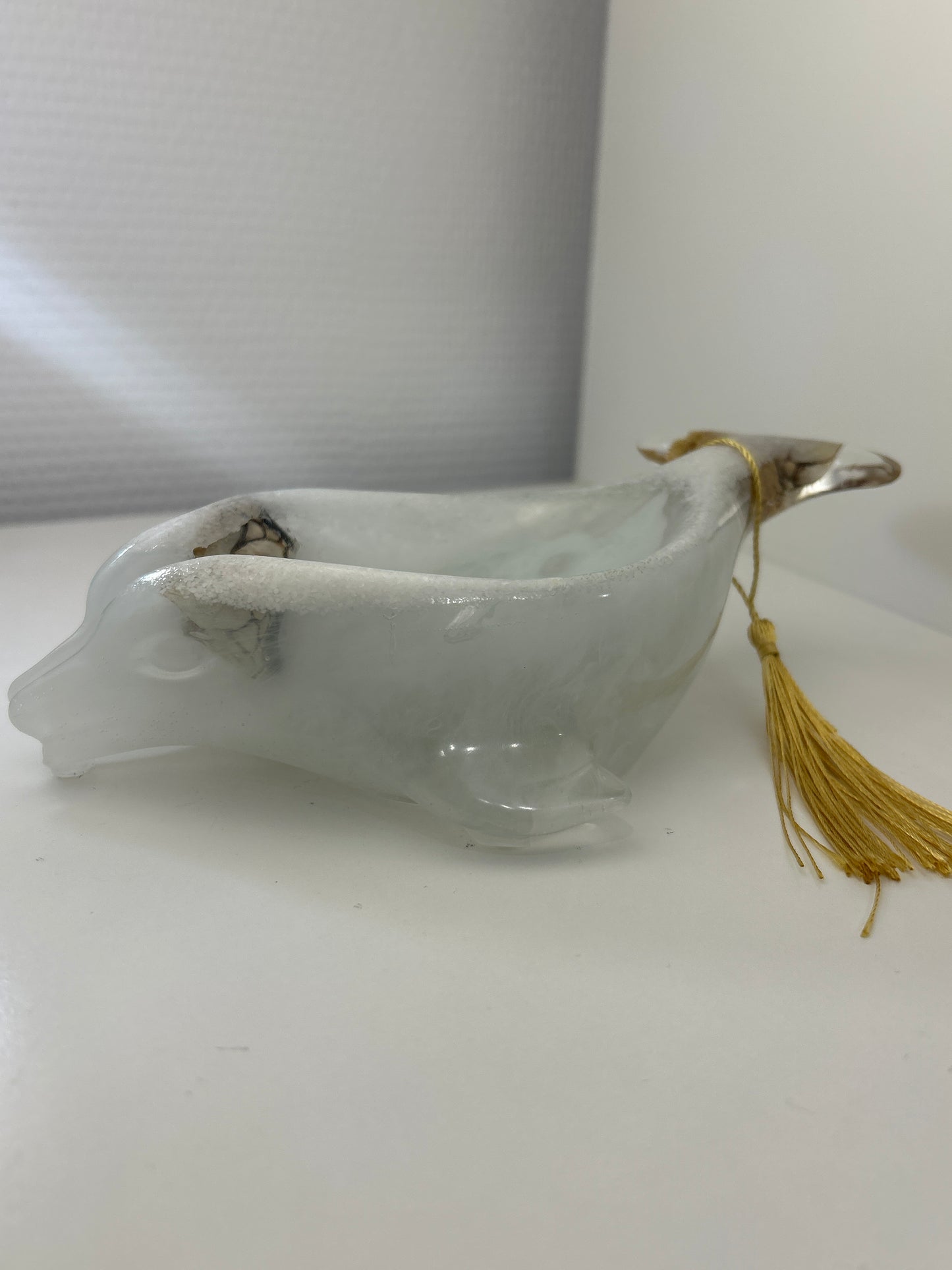 Porte-savon, Dauphin en résine Epoxy