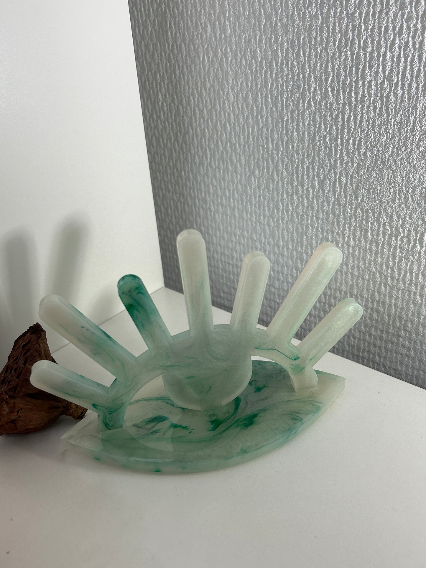 Présentoir à bagues, présentoir à bijoux en résine Epoxy