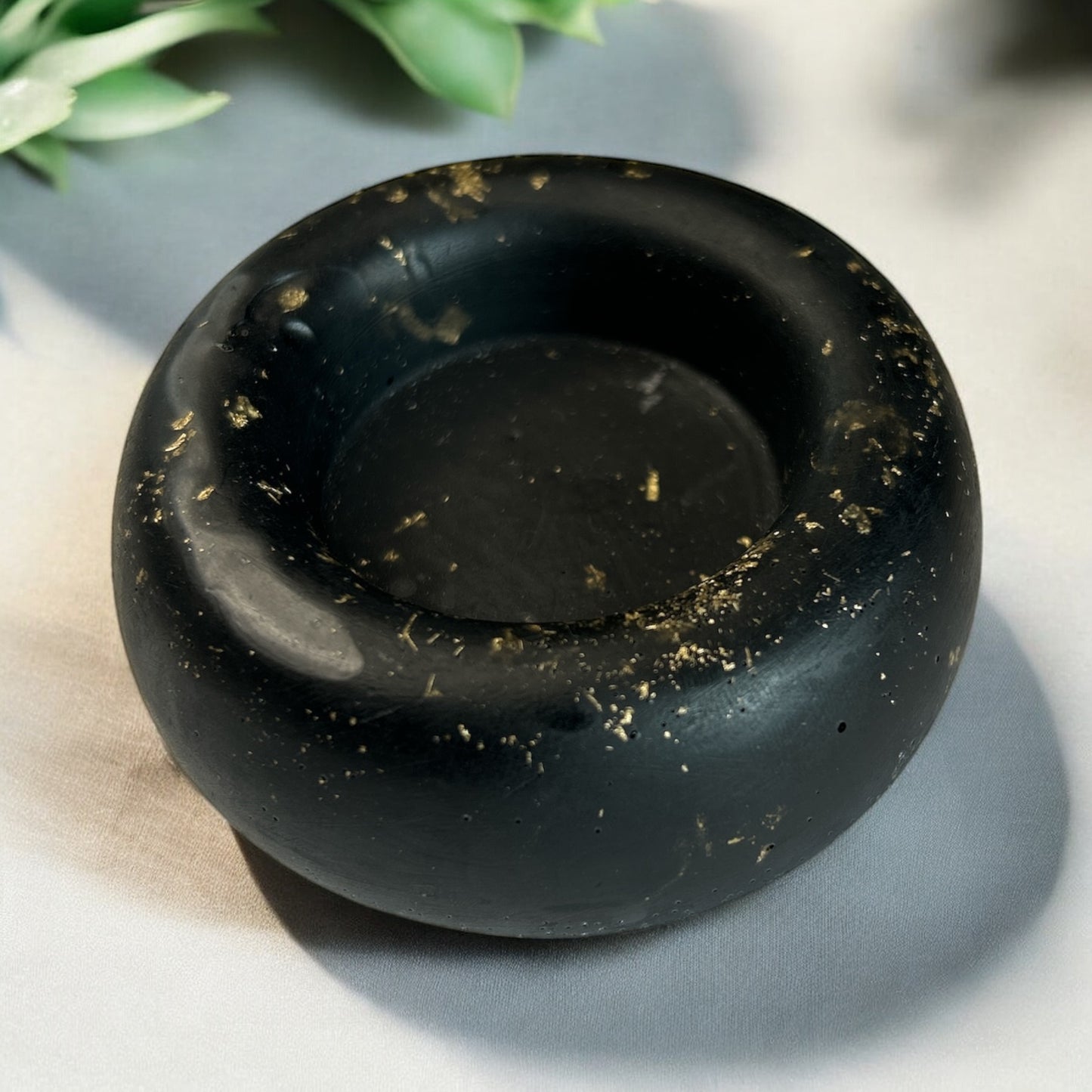 Bougeoirs en résine époxy