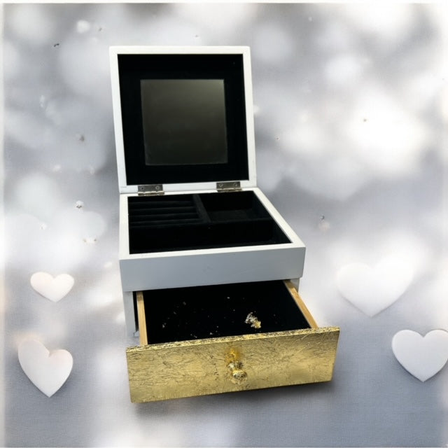 Boîte à bijoux Bois et résine époxy