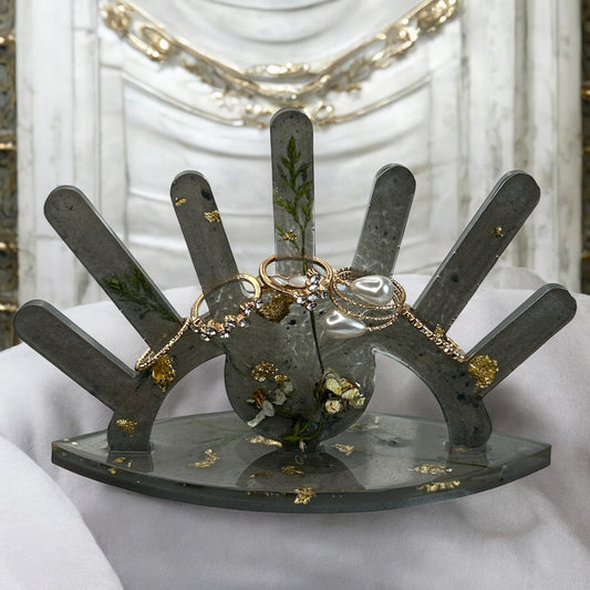 Présentoir à bagues, présentoir à bijoux en résine époxy