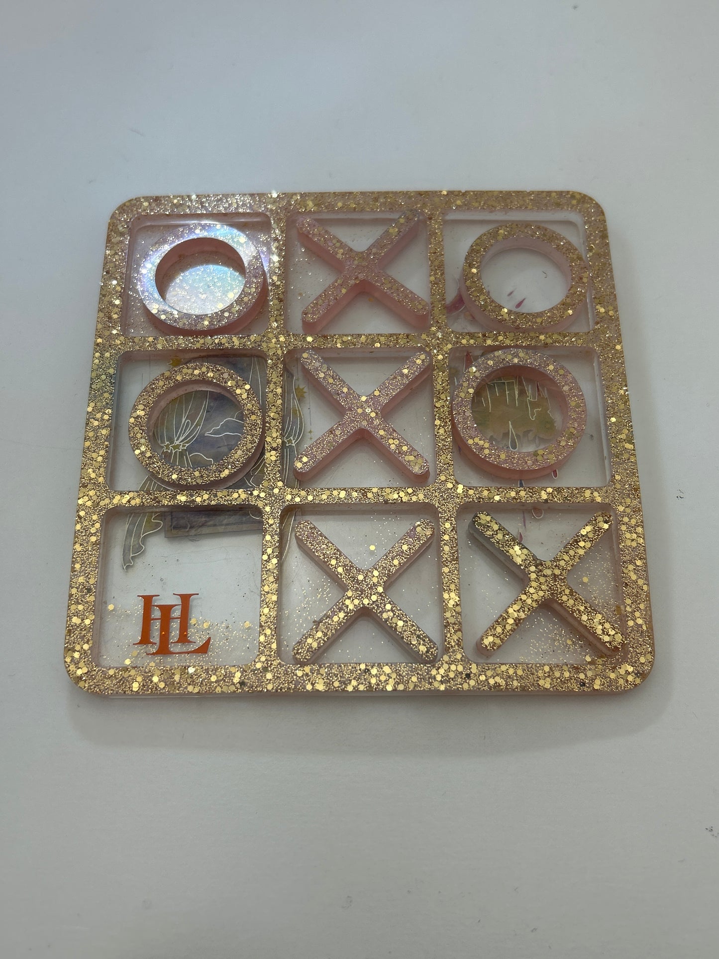 Jeu de Morpion en résine Epoxy