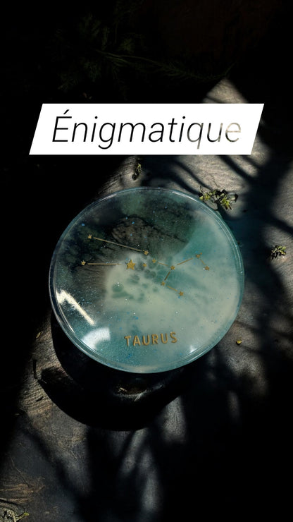 Dessous de verre du zodiaque en résine époxy