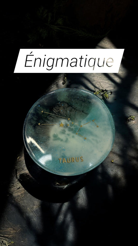 Dessous de verre du zodiaque en résine époxy