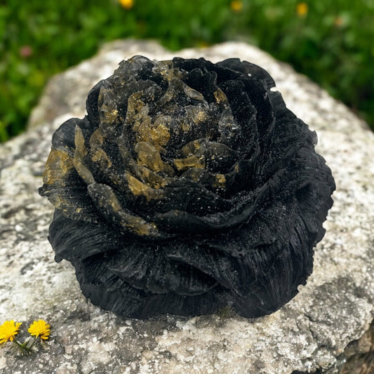 Fleur de Pivoine décorative en résine époxy