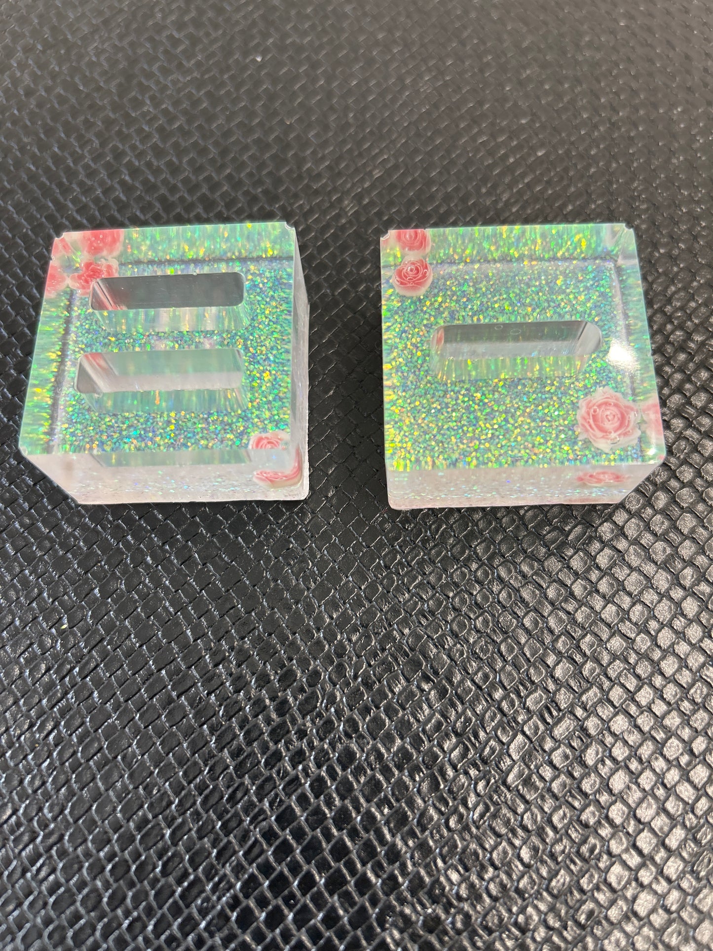 Porte-bagues, fiançailles et mariage en résine Epoxy