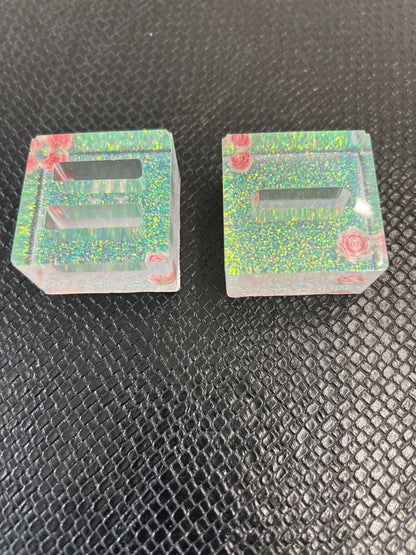 Porte-bagues, fiançailles et mariage en résine Epoxy