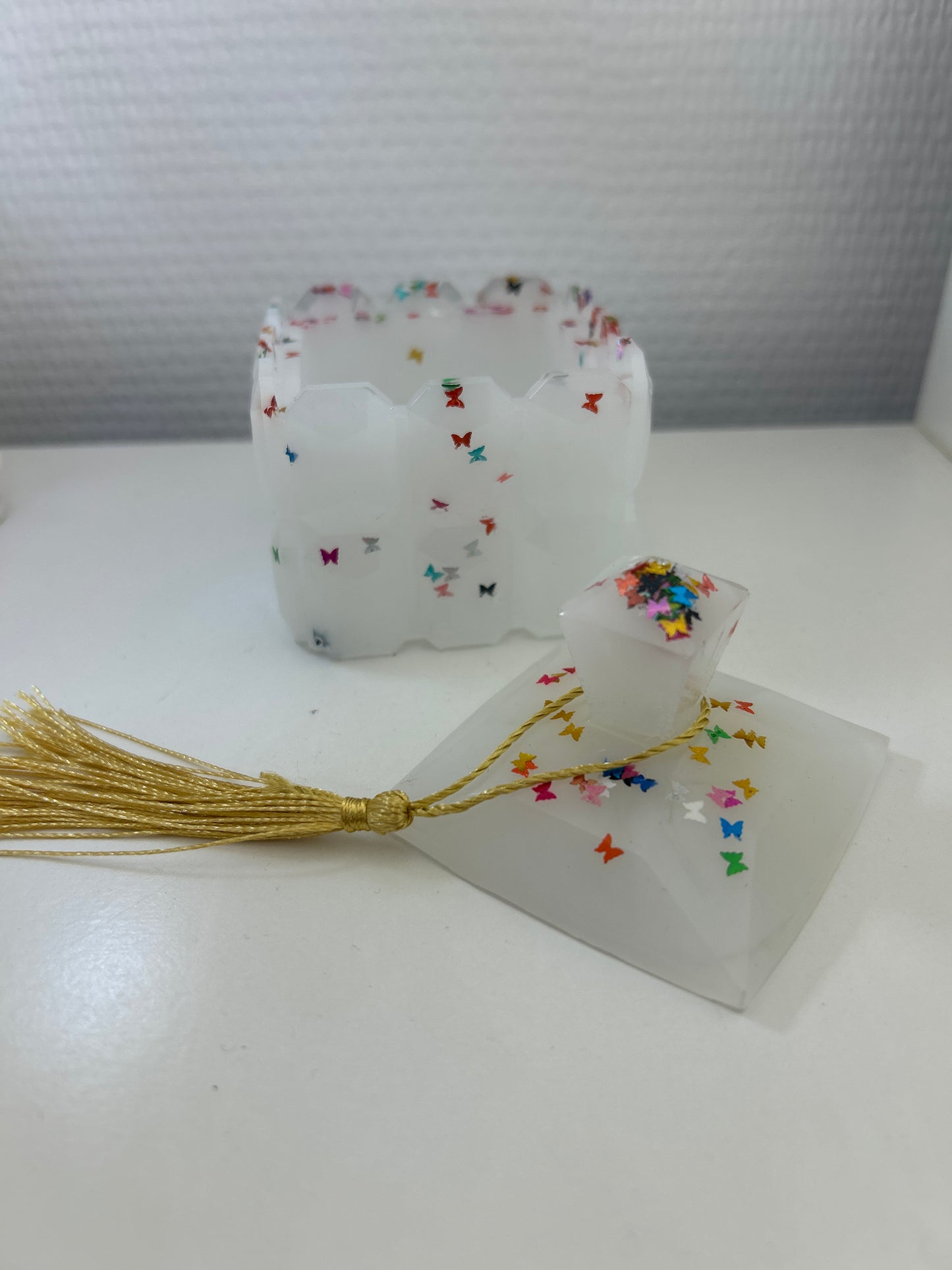 Boîte à bijoux en résine Epoxy