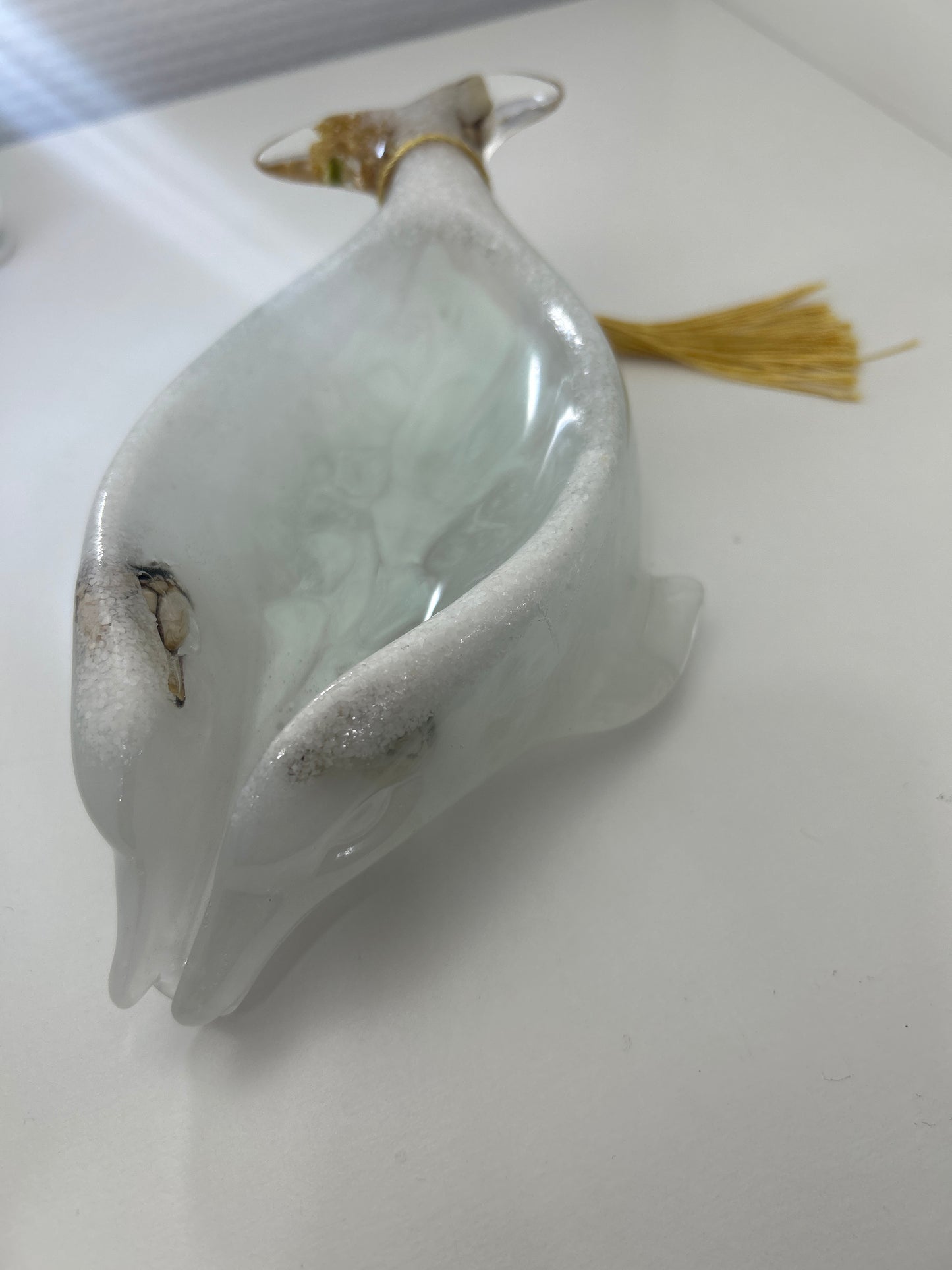 Porte-savon, Dauphin en résine Epoxy