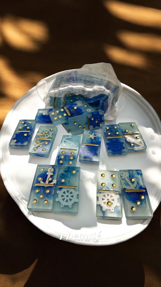 Jeux de société Dominos en résine époxy