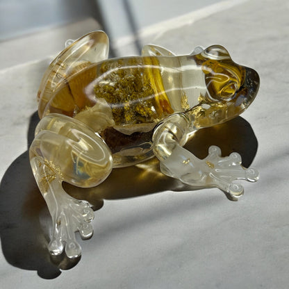 Figurine Grenouille en résine époxy