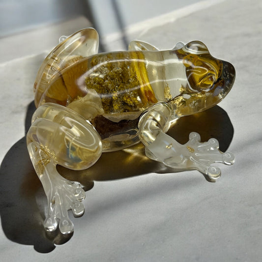 Figurine Grenouille en résine époxy