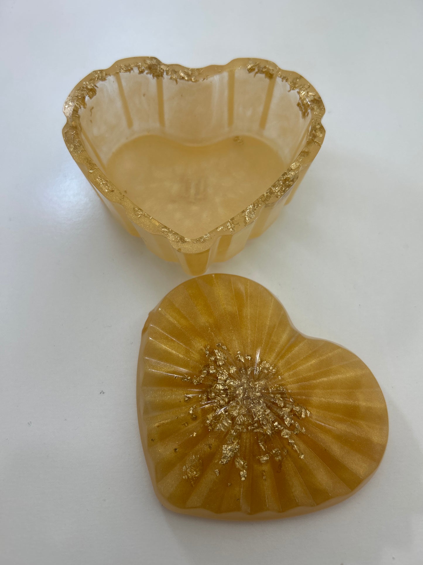 Boîte à bijoux en résine Epoxy