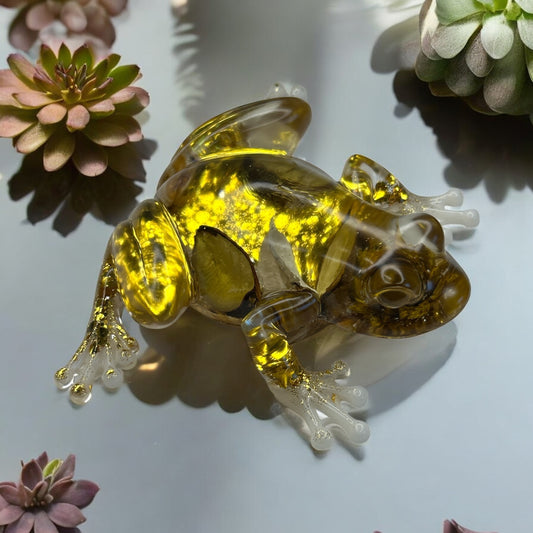 Figurine Grenouille en résine époxy