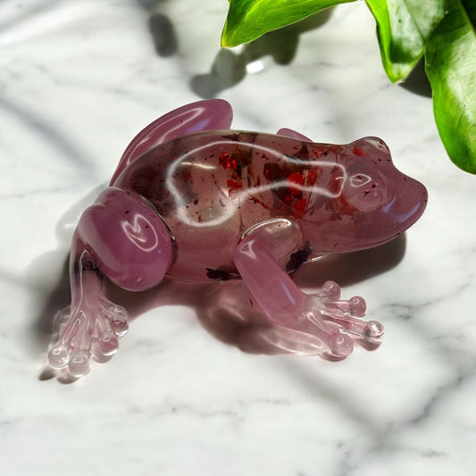 Figurine Grenouille en résine époxy