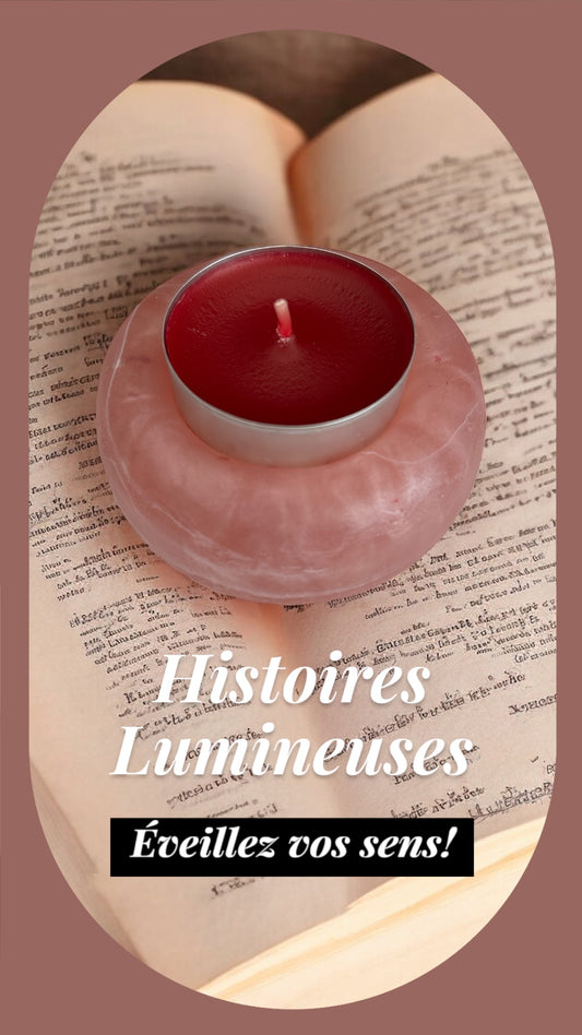 Bougeoirs en résine époxy