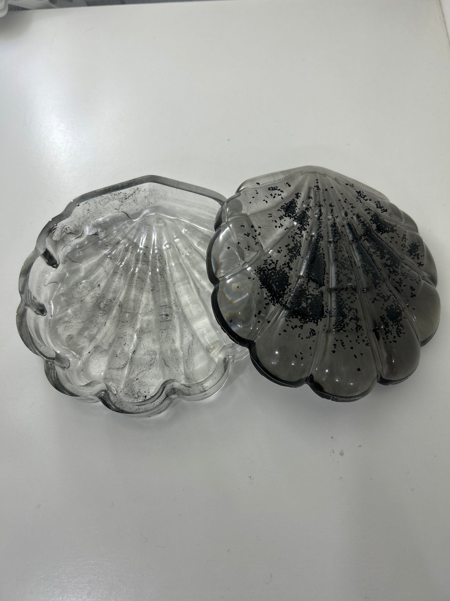 Grande boîte à bijoux Coquillage en résine Epoxy