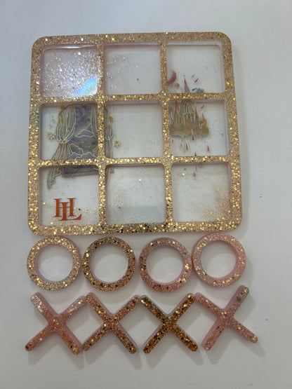 Jeu de Morpion en résine Epoxy