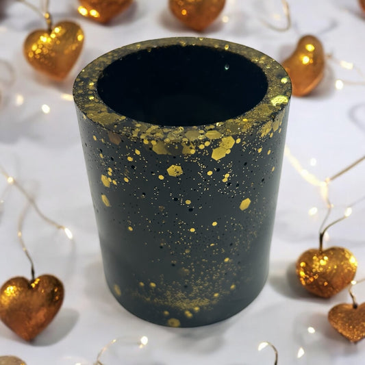 Pot à crayons, pinceaux en résine époxy