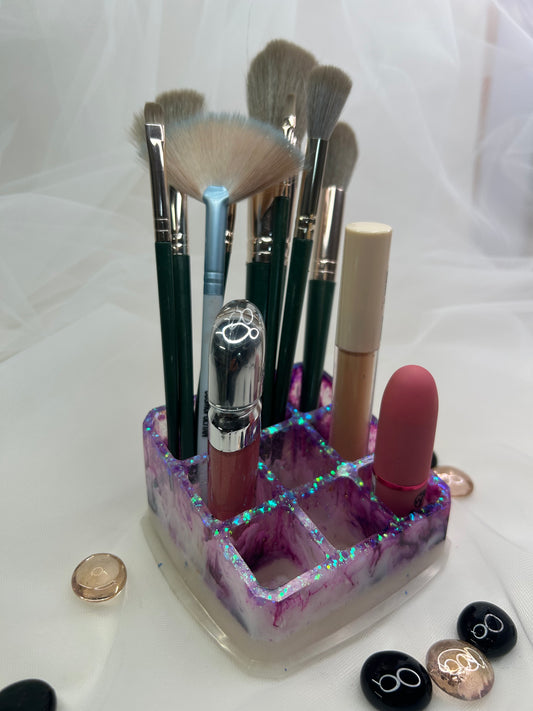 Organisateur de maquillage en résine époxy