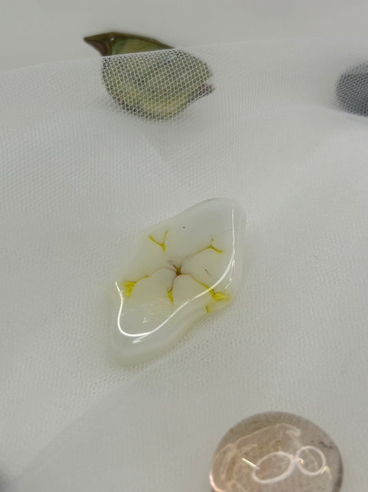 Mini Barrette à cheveux avec des fleurs séchées en résine époxy