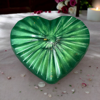 Boîte à bijoux en résine époxy