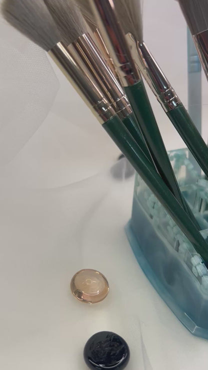 Organisateur de maquillage en résine époxy