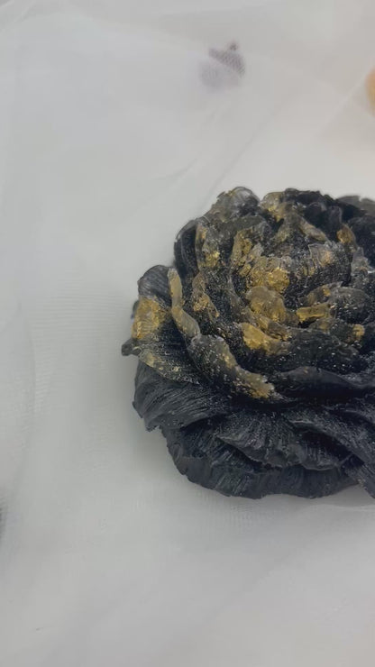 Fleur de Pivoine décorative en résine époxy