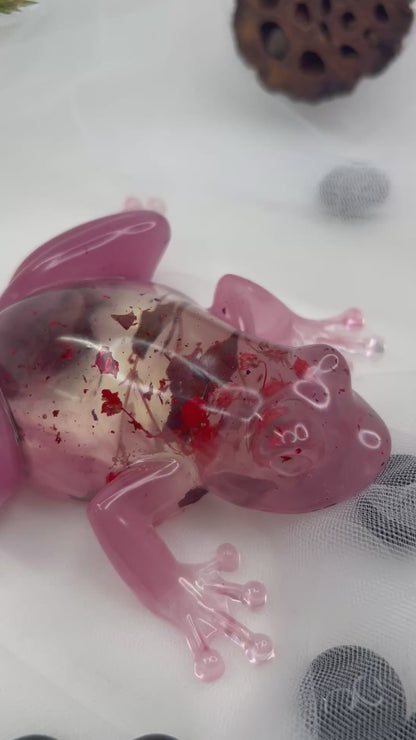 Figurine Grenouille en résine époxy