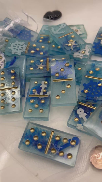 Jeux de société Dominos en résine époxy