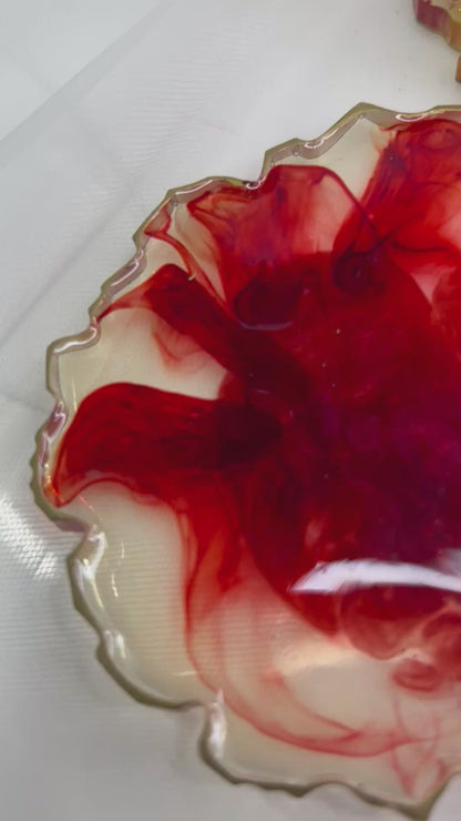 Dessous de verre en résine époxy